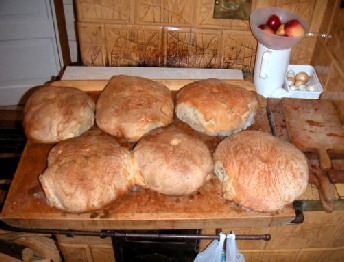 Home oven baked bread