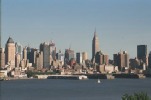 Empire State Building from across the Hudson River